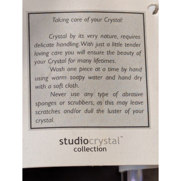 Studio Silversmiths Crystal Candlesticks ~ Candle Holders ~ 10" tall - Picture 5 of 14